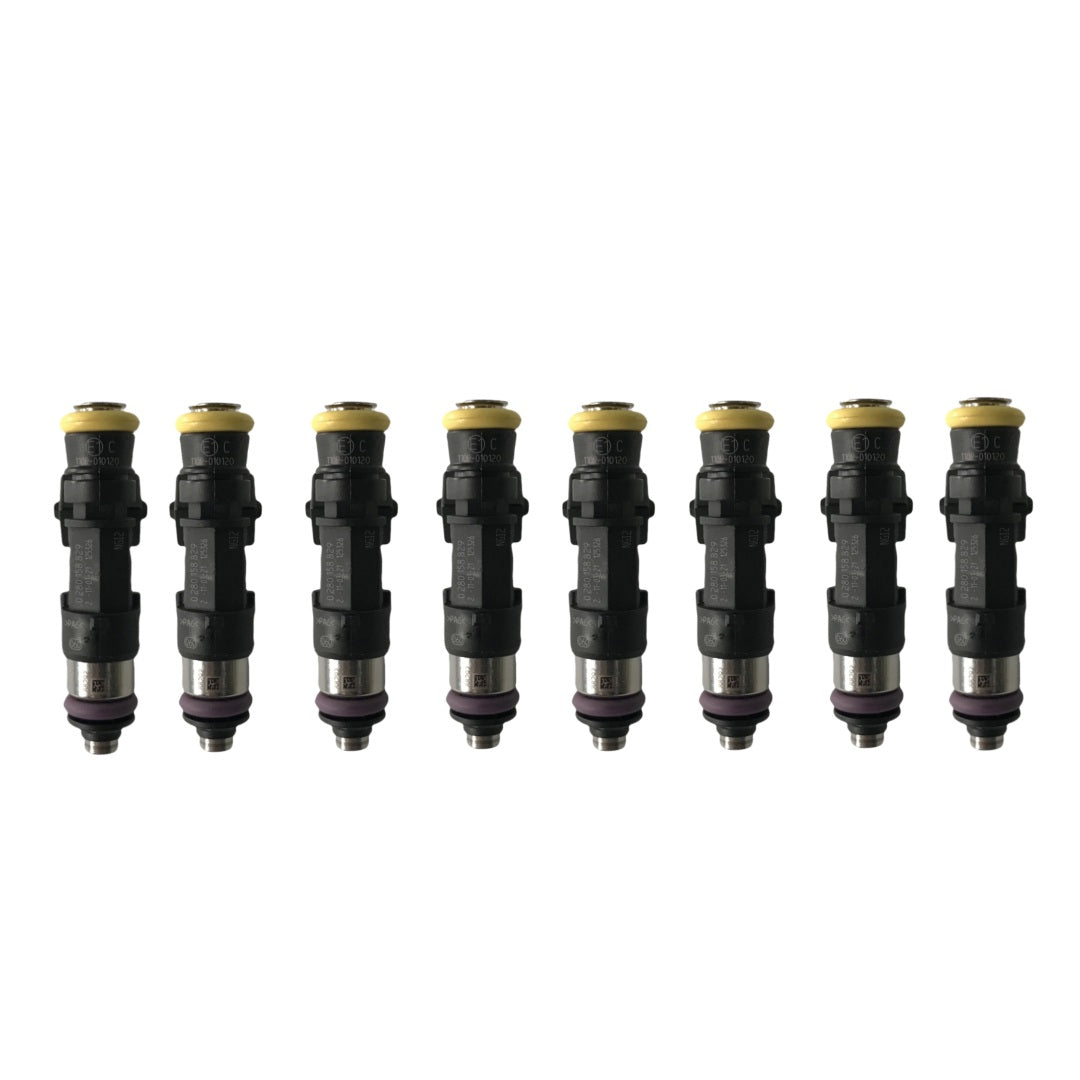 8pcs 0280158829 LS2 Injectors 210lb 2200cc Injectors EV1 to EV6 Adapters