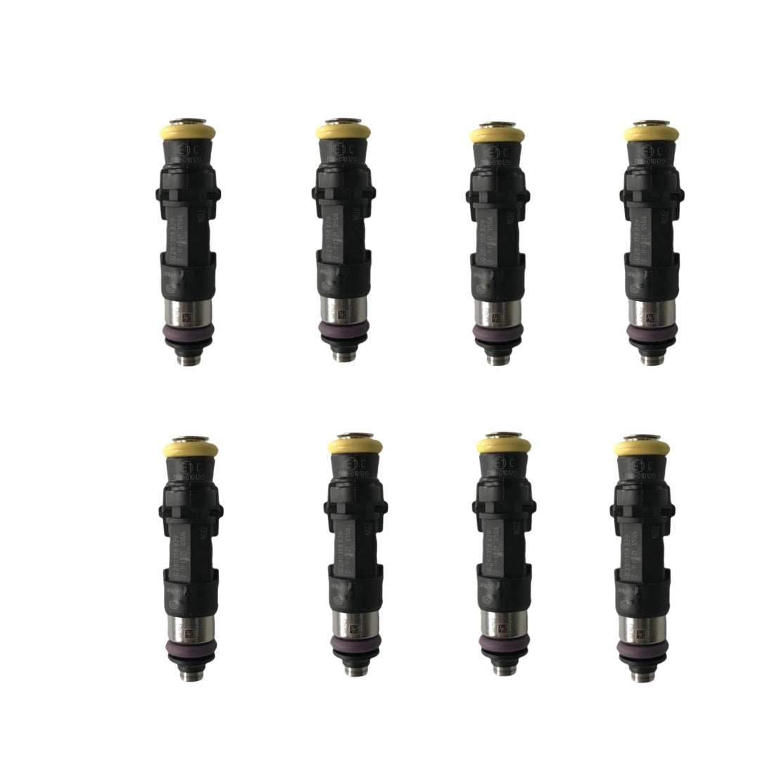 8pcs 0280158829 LS2 Injectors 210lb 2200cc Injectors EV1 to EV6 Adapters