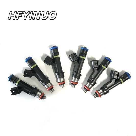 6pcs Fuel Injectors for 2JZ-GTE 1993-1998 Toyota Supra Twin-Turbo 3.0 E85 Compatible High Impedance