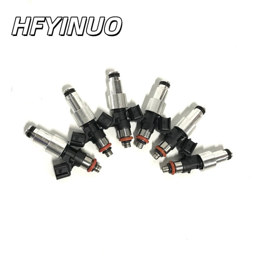 6pcs Fuel Injectors for 2JZ-GTE 1993-1998 Toyota Supra Twin-Turbo 3.0 E85 Compatible High Impedance